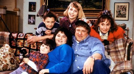 ABC's "Roseanne" reboot stars Michael Fishman, Sara Gilbert,