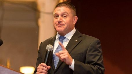 Suffolk Republican Chairman John Jay LaValle, who stumped