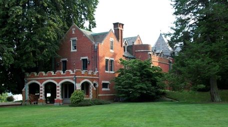 This 19-bedroom Lloyd Harbor Tudor is one of