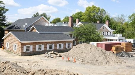 Construction continues at the site of the historic