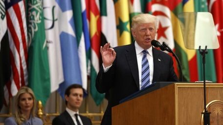 President Donald Trump said terrorism is the common