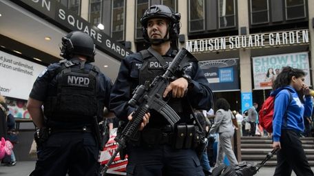 Security was increased in New York City after