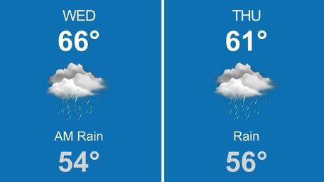Light rain is likely Wednesday morning, May 24,
