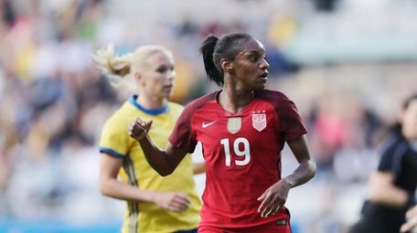 Crystal Dunn of USA during the international friendly