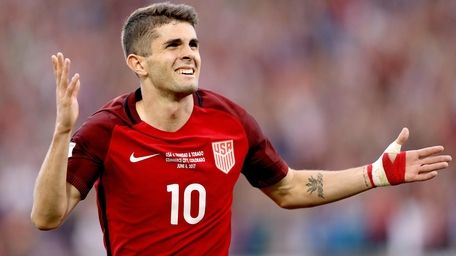 Christian Pulisic #10 of the U.S. National Team