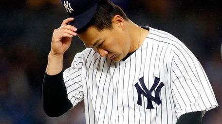 Masahiro Tanaka #19 of the New York Yankees