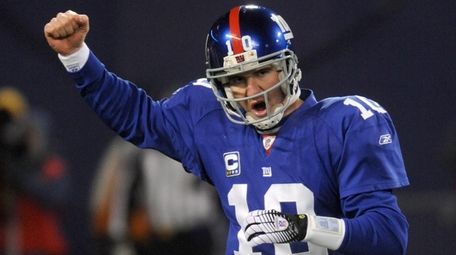 Giants quarterback Eli Manning is working to raise