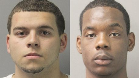 John Markou, left, and Tyrese Chestnut were charged