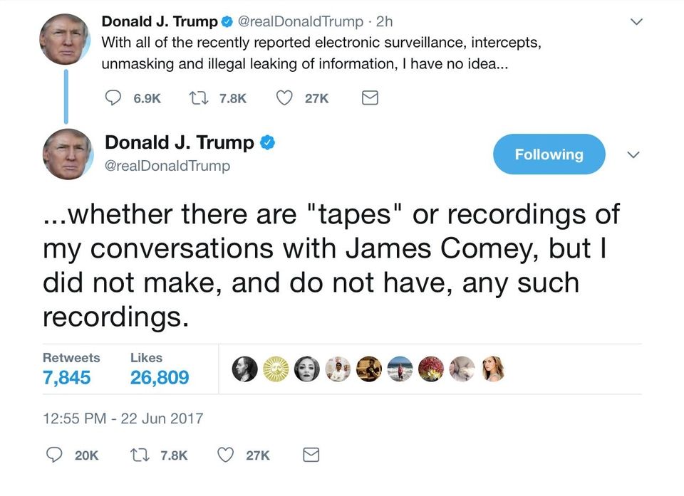 The president declared that he has doesn't have