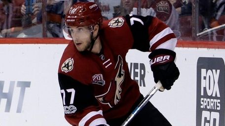 The Rangers acquired Anthony DeAngelo from the Coyotes