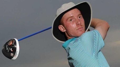 Farmingdale's Matt Lowe poses after golfing the front nine