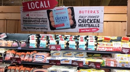 Butera's Chicken Meatballs on the shelves at Stew