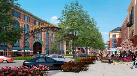 An architect's rendering of the Ronkonkoma Hub project.