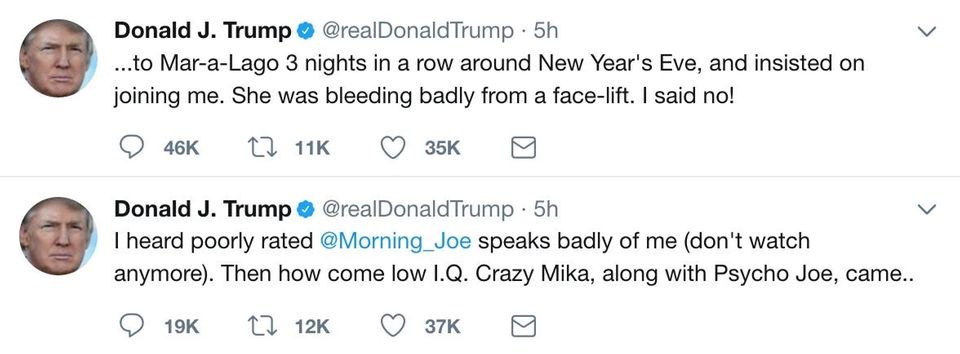 Trump's two-part attack on