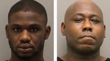 Tariq Williams, left, and Kennyatta Johnson were arrested