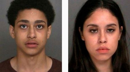 Emmanuel Dourthe, 18, left, of Coram, and Reina