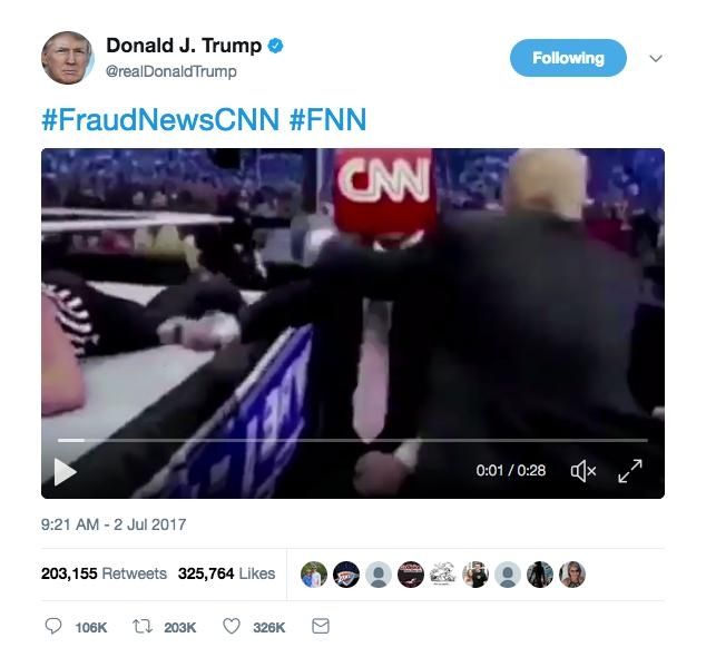 Trump's targeting of CNN became more visceral in