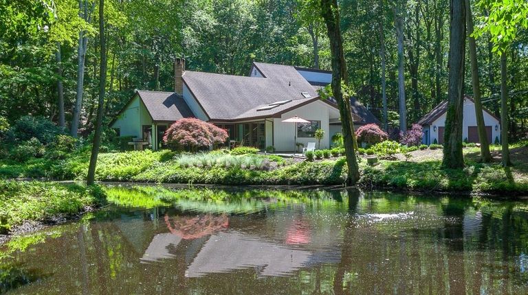 Pond views are found in many rooms of
