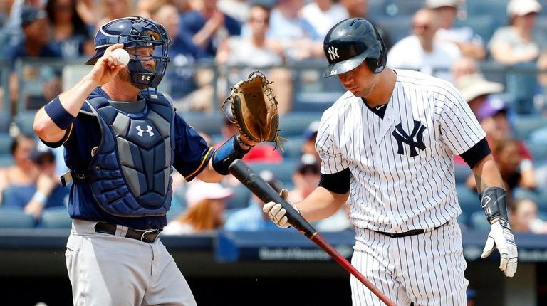 Gary Sanchez #24 of the New York Yankees