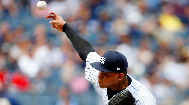 Dellin Betances #68 of the New York Yankees