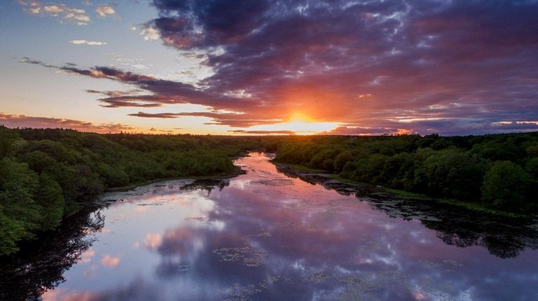 Lower Lake in Yaphank on June 1, 2017.