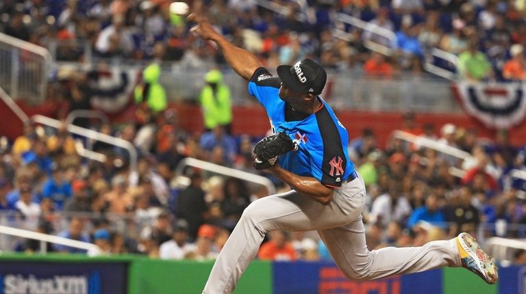 Domingo Acevedo of the New York Yankees and