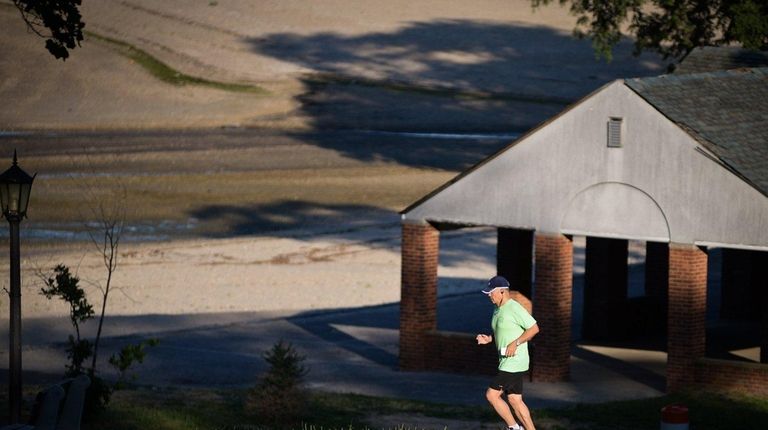 Sunny weather brought out a runner in Morgan