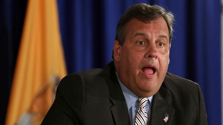 New Jersey Gov. Chris Christie speaks Monday, July
