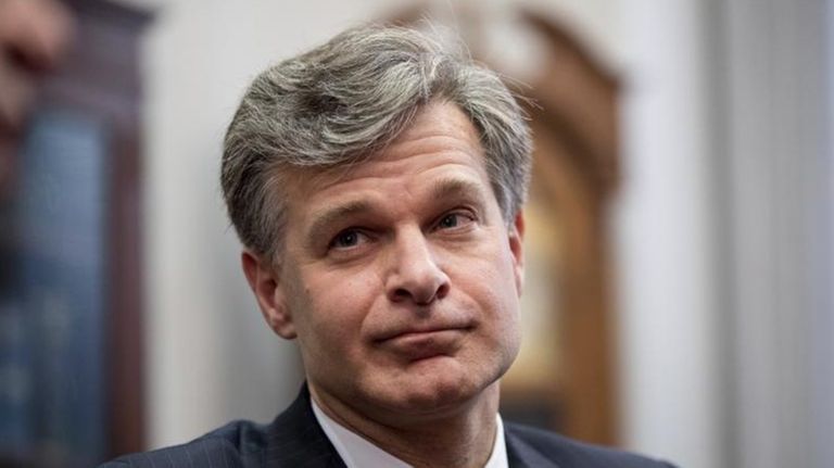 FBI Director nominee Christopher Wray in a meeting
