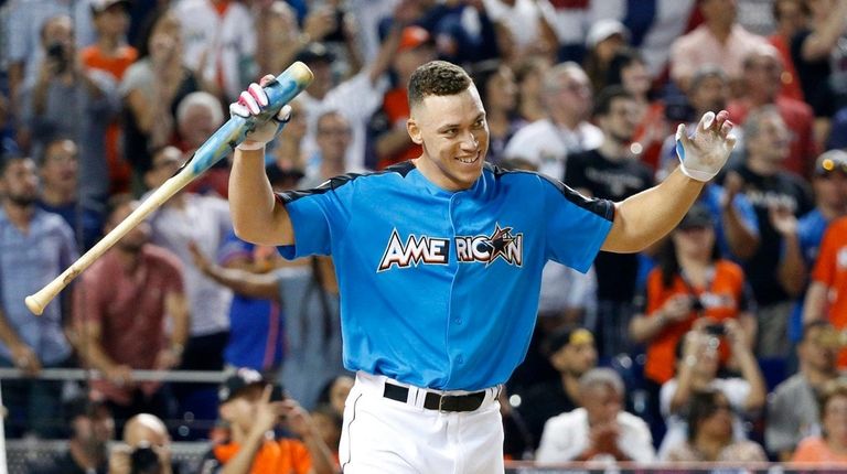 Aaron Judge after winning the Home Run Derby