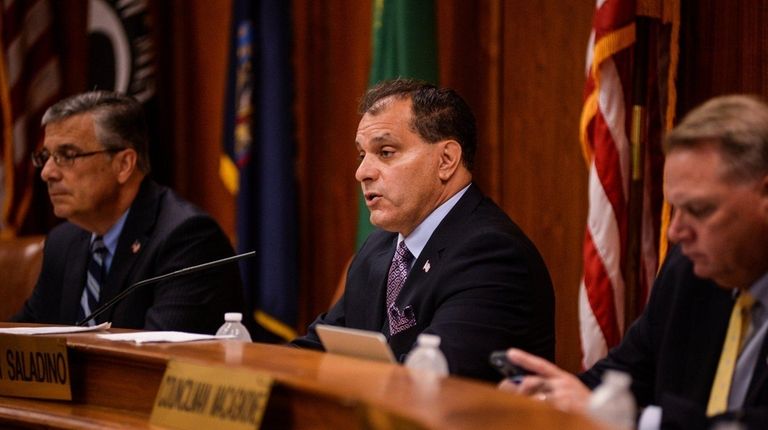 Town of Oyster Bay Supervisor Joseph Saladino speaks