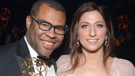 Actors Jordan Peele and Chelsea Peretti have welcomed