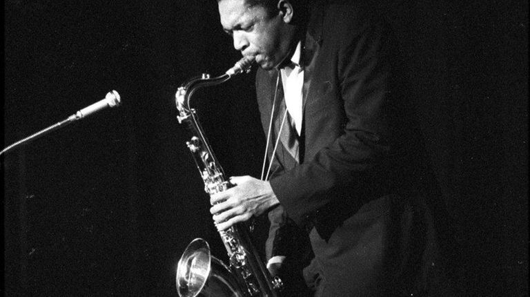 John Coltrane, shown performing in West Germany