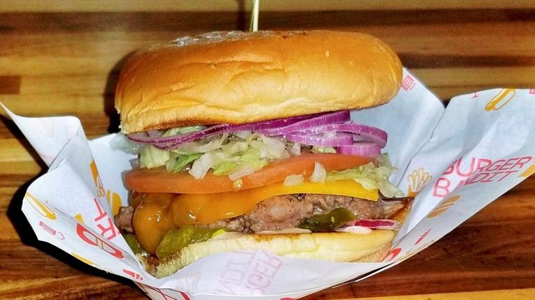 The All American Burger at Burger Bandit in