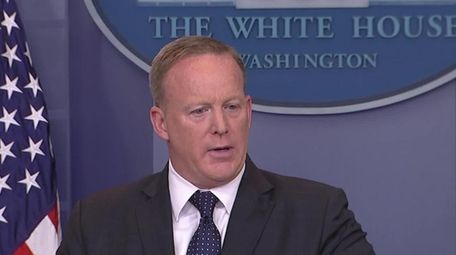 White House Press Secretary Sean Spicer, President Donald