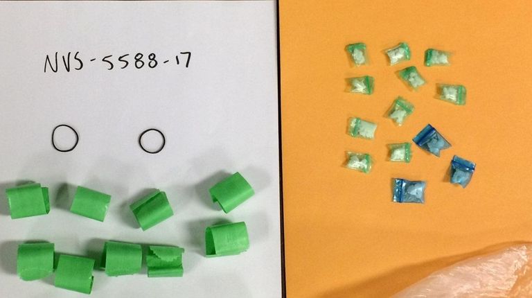 Drugs and drug paraphernalia seized by Nassau County