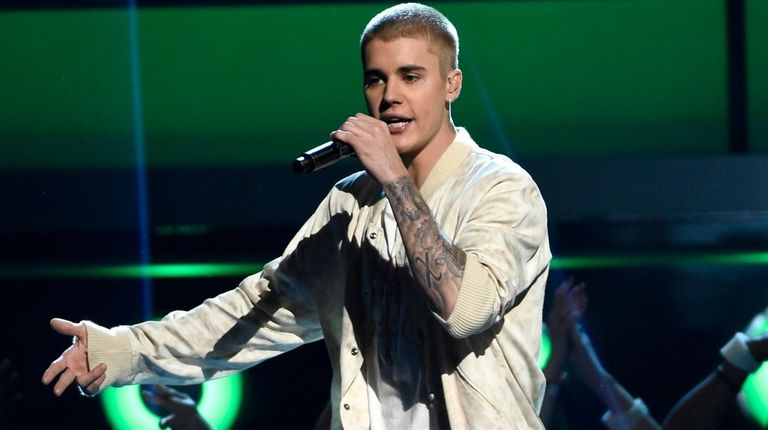 Justin Bieber at the Billboard Music Awards in