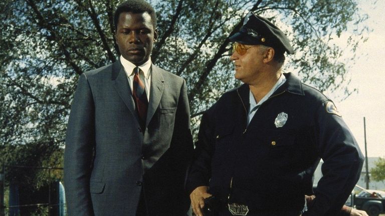 Sidney Poitier and Rod Steiger in