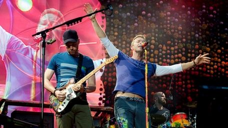Coldplay's Jonny Buckland and Chris Martin aren't getting