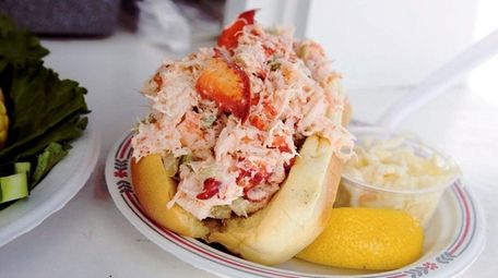The lobster roll at Clam Bar in Amagansett.