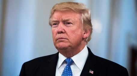 President Donald Trump seen here on Thursday, July
