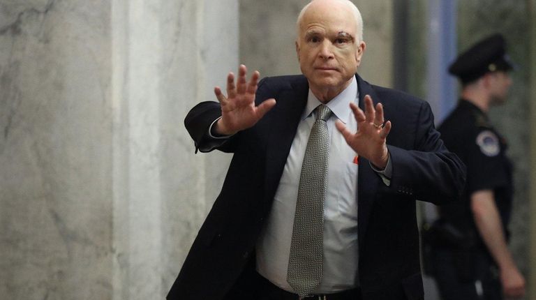 Sen. John McCain returns to the U.S. Senate