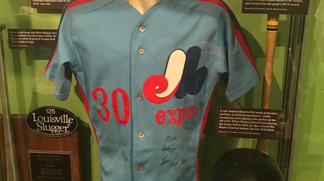 tim raines expos jersey