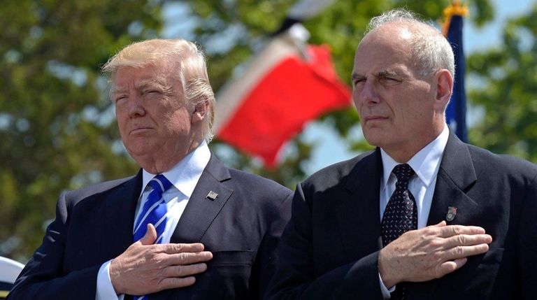 President Donald Trump and Chief of Staff John Kelly