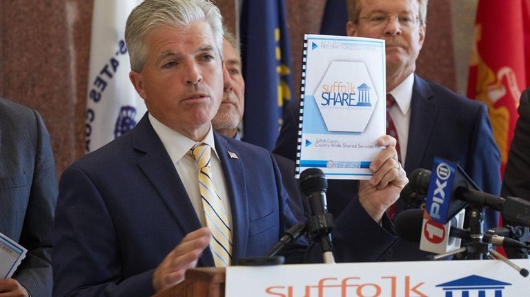 Suffolk County Executive Steve Bellone talks about the