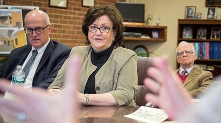 State Education Commissioner MaryEllen Elia visits classes at
