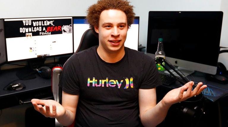 British IT expert Marcus Hutchins speaks during an