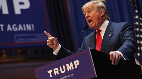 Donald Trump announces his run for presidency at
