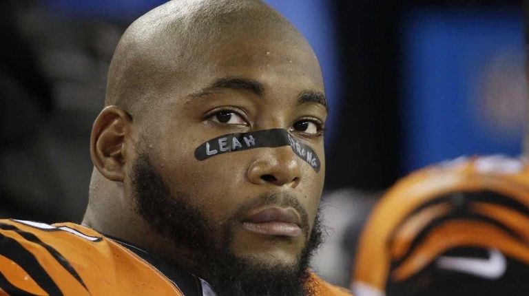 Cincinnati Bengals defensive tackle Devon Still (75) watches
