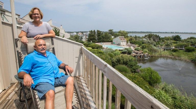 Joe and Barbara Biondos' condo, in Shirley, has